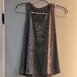 Athletic Works Women's Black and White Striped Tank Top